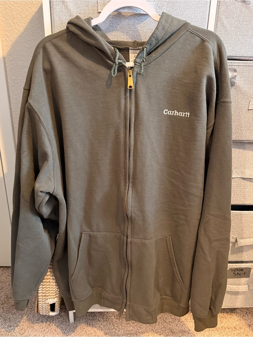 Carhartt zip up hoodie size 2X